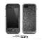 The Black & Gray Dark Lace Floral Skin for the Apple iPhone 5c LifeProof Case