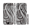 The Black & Gray Monochrome Pattern Sectioned Skin Series for the Apple iPhone 6s Plus