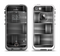 The Black & Gray Woven HD Pattern Apple iPhone 5-5s LifeProof Fre Case Skin Set