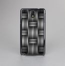 The Black & Gray Woven HD Pattern Skin-Sert Case for the Samsung Galaxy Note 3