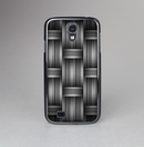The Black & Gray Woven HD Pattern Skin-Sert Case for the Samsung Galaxy S4