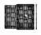 The Black & Gray Woven HD Pattern Full Body Skin Set for the Apple iPad Mini 2