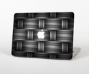 The Black & Gray Woven HD Pattern Skin for the Apple MacBook Air 13"