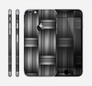 The Black & Gray Woven HD Pattern Skin for the Apple iPhone 6