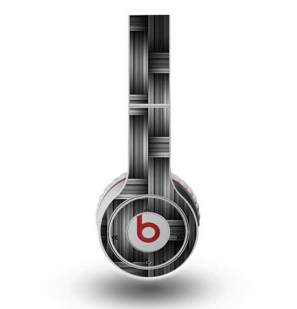 The Black & Gray Woven HD Pattern Skin for the Original Beats by Dre Wireless Headphones