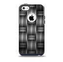 The Black & Gray Woven HD Pattern Skin for the iPhone 5c OtterBox Commuter Case