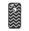 The Black Grayscale Layered Chevron Apple iPhone 5-5s Otterbox Defender Case Skin Set