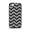 The Black Grayscale Layered Chevron Apple iPhone 5-5s Otterbox Symmetry Case Skin Set