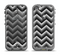The Black Grayscale Layered Chevron Apple iPhone 5c LifeProof Fre Case Skin Set