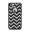 The Black Grayscale Layered Chevron Apple iPhone 6 Otterbox Defender Case Skin Set