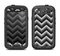 The Black Grayscale Layered Chevron Samsung Galaxy S3 LifeProof Fre Case Skin Set