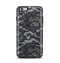 The Black Lace Texture Apple iPhone 6 Plus Otterbox Symmetry Case Skin Set