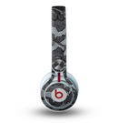 The Black Lace Texture Skin for the Beats by Dre Mixr Headphones