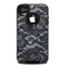 The Black Lace Texture Skin for the iPhone 4-4s OtterBox Commuter Case