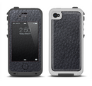 The Black Leather Apple iPhone 4-4s LifeProof Fre Case Skin Set