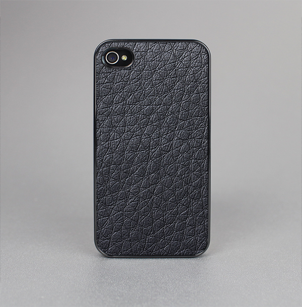 The Black Leather Skin-Sert for the Apple iPhone 4-4s Skin-Sert Case