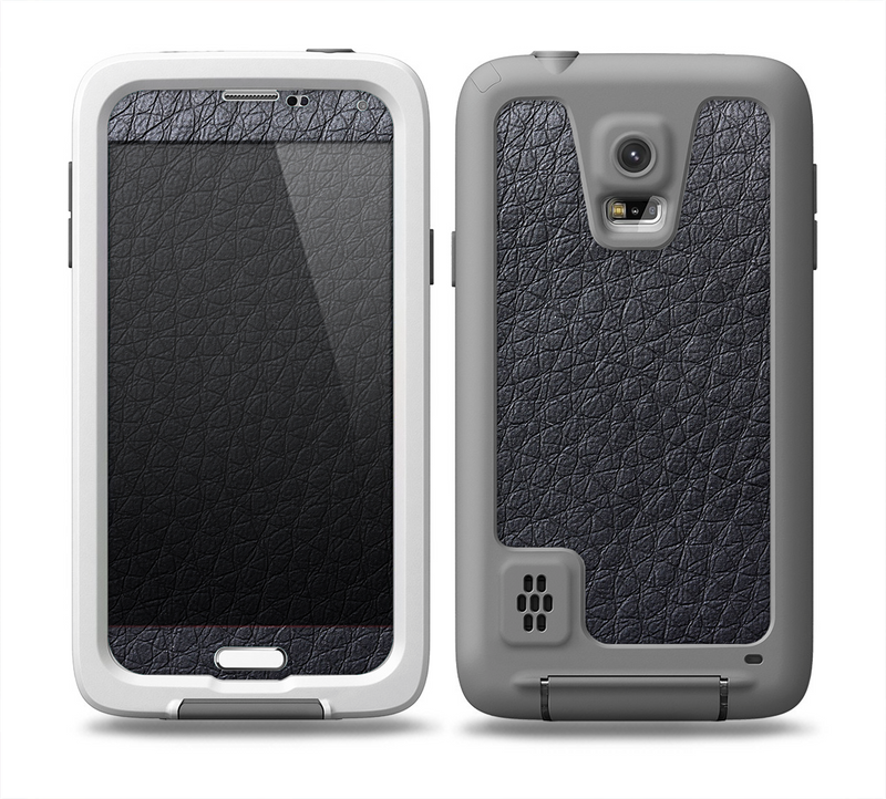 The Black Leather Skin Samsung Galaxy S5 frē LifeProof Case