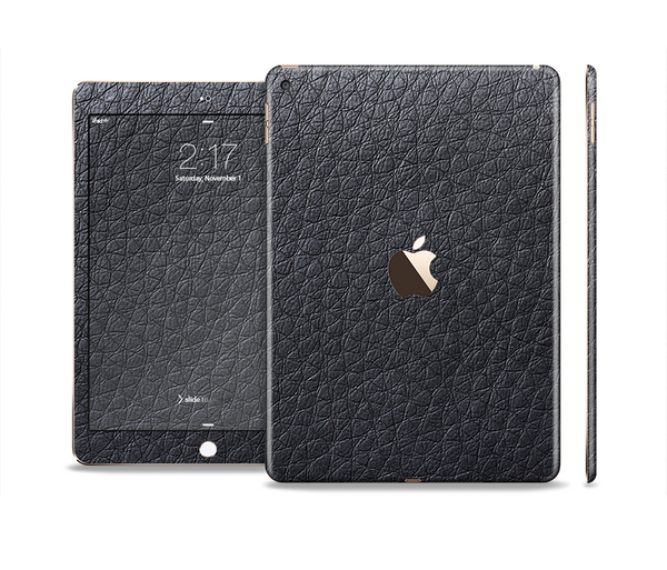 The Black Leather Skin Set for the Apple iPad Air 2