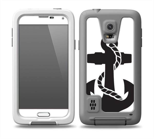 The Black Nautical Anchor Skin Samsung Galaxy S5 frē LifeProof Case