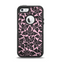 The Black & Pink Floral Design Pattern V2 Apple iPhone 5-5s Otterbox Defender Case Skin Set