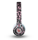 The Black & Pink Floral Design Pattern V2 Skin for the Beats by Dre Mixr Headphones