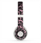 The Black & Pink Floral Design Pattern V2 Skin for the Beats by Dre Solo 2 Headphones