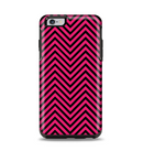 The Black & Pink Sharp Chevron Pattern Apple iPhone 6 Plus Otterbox Symmetry Case Skin Set