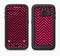 The Black & Pink Sharp Chevron Pattern Full Body Samsung Galaxy S6 LifeProof Fre Case Skin Kit