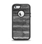 The Black Planks of Wood Apple iPhone 5-5s Otterbox Defender Case Skin Set