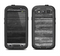 The Black Planks of Wood Samsung Galaxy S3 LifeProof Fre Case Skin Set