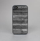 The Black Planks of Wood Skin-Sert for the Apple iPhone 4-4s Skin-Sert Case