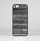 The Black Planks of Wood Skin-Sert Case for the Apple iPhone 5/5s