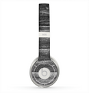 The Black Planks of Wood Skin for the Beats by Dre Solo 2 Headphones