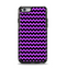 The Black & Purple Chevron Pattern Apple iPhone 6 Otterbox Symmetry Case Skin Set