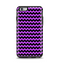 The Black & Purple Chevron Pattern Apple iPhone 6 Plus Otterbox Symmetry Case Skin Set