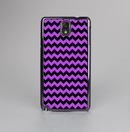 The Black & Purple Chevron Pattern Skin-Sert Case for the Samsung Galaxy Note 3
