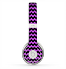 The Black & Purple Chevron Pattern Skin for the Beats by Dre Solo 2 Headphones