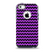 The Black & Purple Chevron Pattern Skin for the iPhone 5c OtterBox Commuter Case