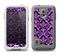 The Black & Purple Delicate Pattern Samsung Galaxy S5 LifeProof Fre Case Skin Set