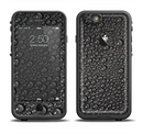 The Black Rain Drops Apple iPhone 6/6s LifeProof Fre Case Skin Set