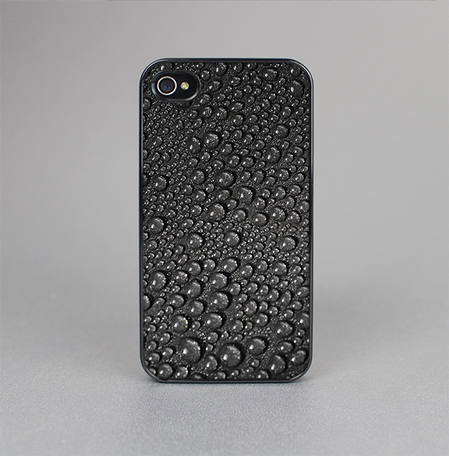 The Black Rain Drops Skin-Sert for the Apple iPhone 4-4s Skin-Sert Case