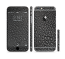 The Black Rain Drops Sectioned Skin Series for the Apple iPhone 6s Plus