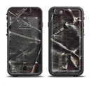The Black Torn Woven Texture Apple iPhone 6/6s LifeProof Fre Case Skin Set