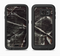The Black Torn Woven Texture Full Body Samsung Galaxy S6 LifeProof Fre Case Skin Kit