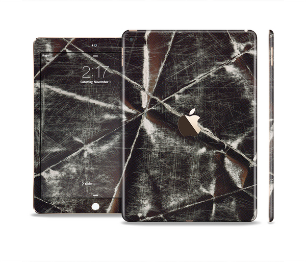 The Black Torn Woven Texture Skin Set for the Apple iPad Air 2