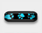 The Black & Turquoise Paw Print Skin Set for the Beats Pill Plus