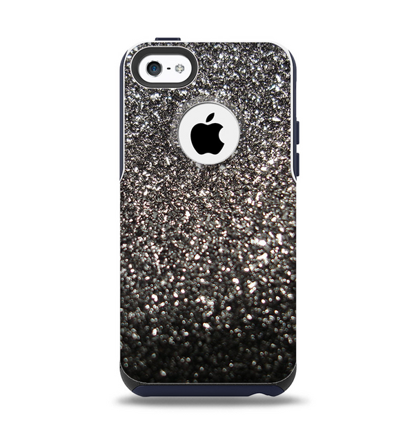 The Black Unfocused Sparkle Apple iPhone 5c Otterbox Commuter Case Skin Set