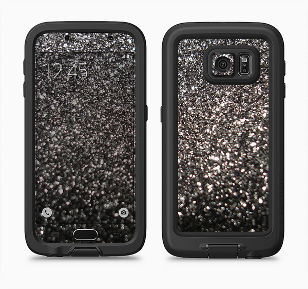 The Black Unfocused Sparkle Full Body Samsung Galaxy S6 LifeProof Fre Case Skin Kit