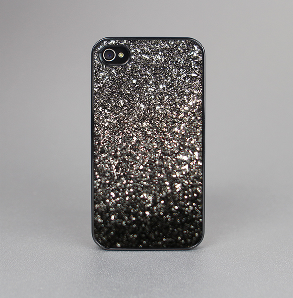 The Black Unfocused Sparkle Skin-Sert for the Apple iPhone 4-4s Skin-Sert Case