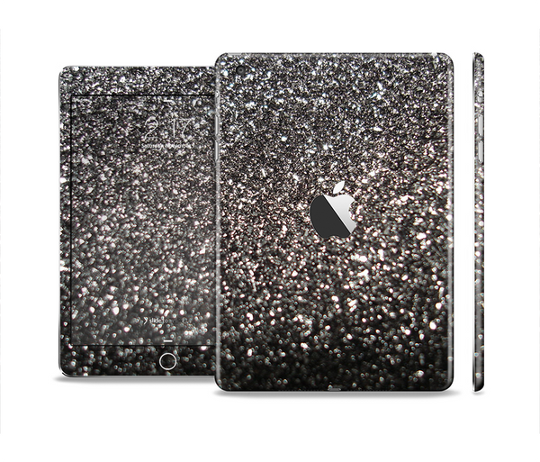 The Black Unfocused Sparkle Full Body Skin Set for the Apple iPad Mini 2